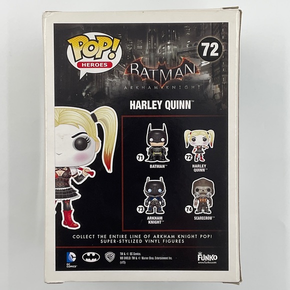 Funko Pop NEW Harley Quinn 72 Batman Collectible Vinyl Figure Slight Box Damage - Picture 2 of 8